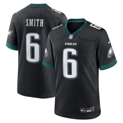 DeVonta Smith Philadelphia Eagles Alternate Game Jersey - Black