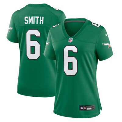 DeVonta Smith Philadelphia Eagles Women Player Jersey - Kelly Green