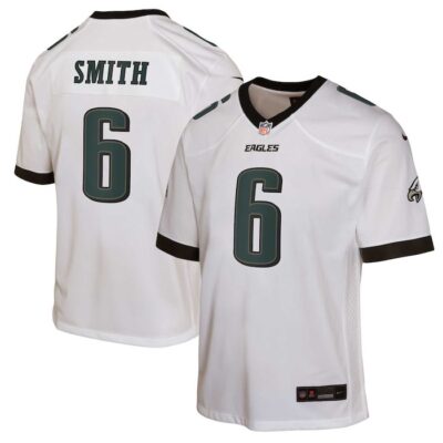 DeVonta Smith Philadelphia Eagles Youth Game Jersey - White