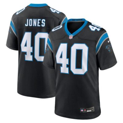 Deion Jones Carolina Panthers Game Jersey - Black