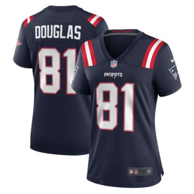 Demario Douglas New England Patriots Women Game Jersey - Navy