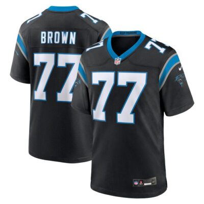 Deonte Brown Carolina Panthers Team Game Jersey - Black