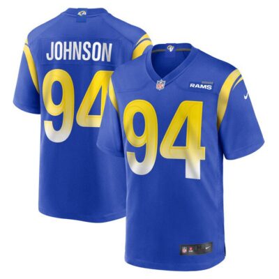 Desjuan Johnson Los Angeles Rams Home Game Jersey - Royal