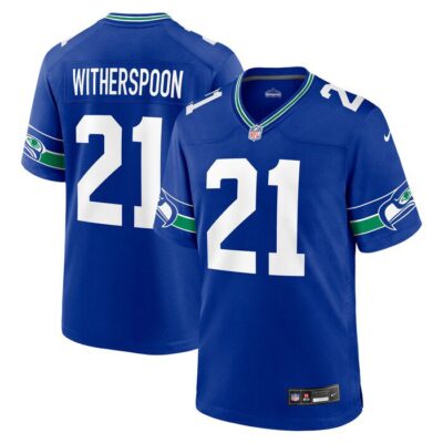 Devon Witherspoon Seattle Seahawks Throwback Player Game Jersey - Royal