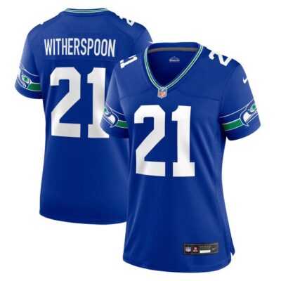 Devon Witherspoon Seattle Seahawks Women Throwback Player Game Jersey - Royal