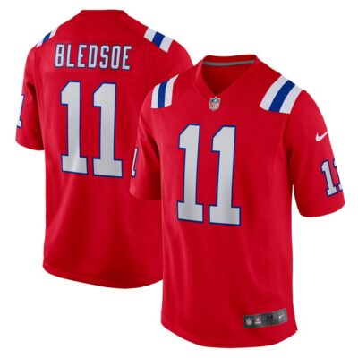 Drew Bledsoe New England Patriots Retired Player Alternate Game Jersey - Red