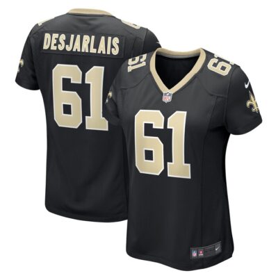 Drew Desjarlais New Orleans Saints Women Game Player Jersey - Black