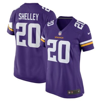 Duke Shelley Minnesota Vikings Women Home Game Player Jersey - Purple