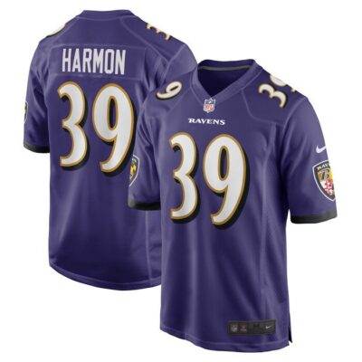 Duron Harmon Baltimore Ravens Game Jersey - Purple