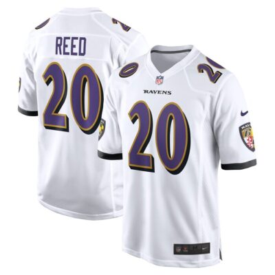 Ed Reed Baltimore Ravens Retired Player Game Jersey - White