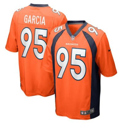 Elijah Garcia Denver Broncos Team Game Jersey - Orange