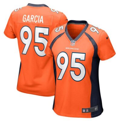 Elijah Garcia Denver Broncos Women Team Game Jersey - Orange