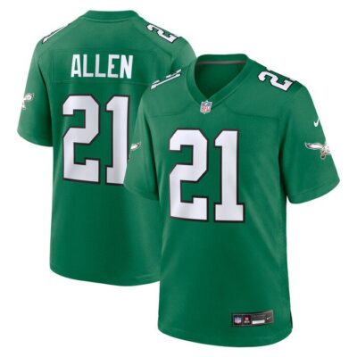 Eric Allen Philadelphia Eagles Alternate Game Jersey - Kelly Green