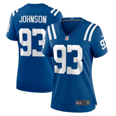 Eric Johnson Indianapolis Colts Women Player Game Jersey - Royal