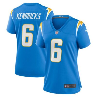 Eric Kendricks Los Angeles Chargers Women Game Player Jersey - Powder Blue