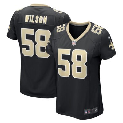 Eric Wilson New Orleans Saints Women Game Player Jersey - Black