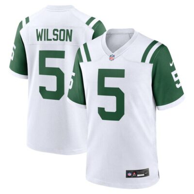 Garrett Wilson New York Jets Classic Alternate Game Jersey - White