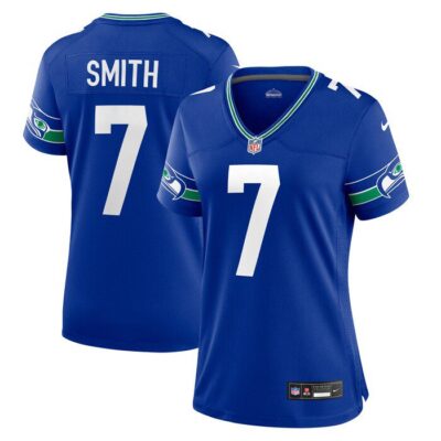 Geno Smith Seattle Seahawks Women Player Jersey - Royal