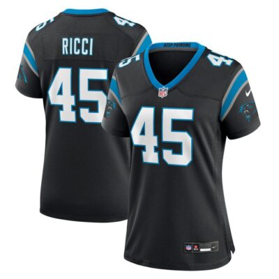 Giovanni Ricci Carolina Panthers Women Team Game Jersey - Black