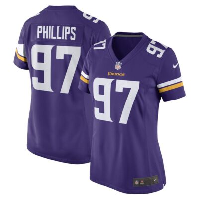 Harrison Phillips Minnesota Vikings Women Game Player Jersey - Purple