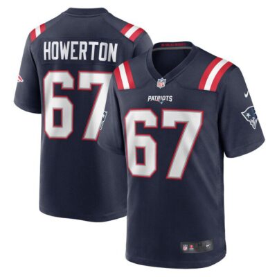 Hayden Howerton New England Patriots Home Game Player Jersey - Navy