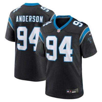 Henry Anderson Carolina Panthers Team Game Jersey - Black