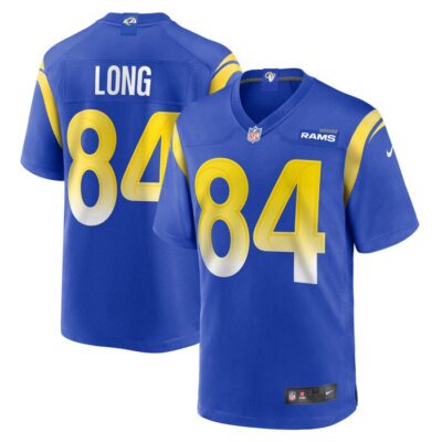 Hunter Long Los Angeles Rams Home Game Jersey - Royal