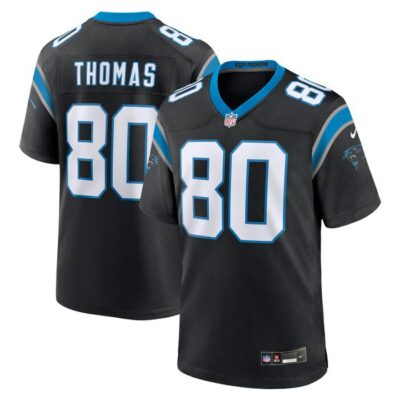 Ian Thomas Carolina Panthers Team Game Jersey - Black