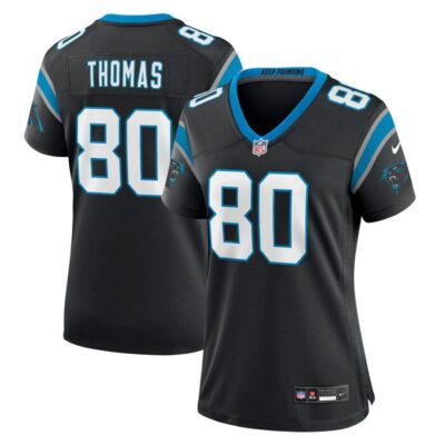 Ian Thomas Carolina Panthers Women Team Game Jersey - Black