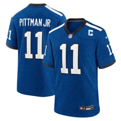 Indiana Nights Michael Pittman Jr. Indianapolis Colts Alternate Game Jersey - Blue