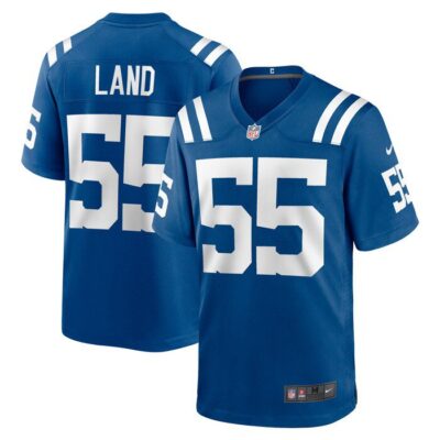 Isaiah Land Indianapolis Colts Team Game Jersey - Royal