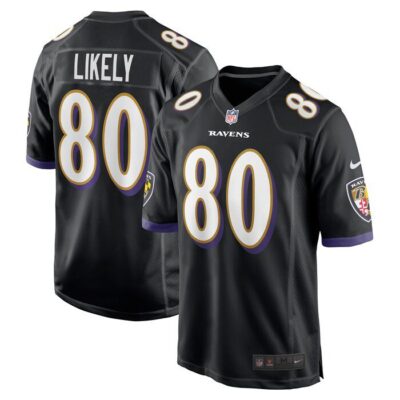 Isaiah Likely Baltimore Ravens Alternate Game Jersey - Black