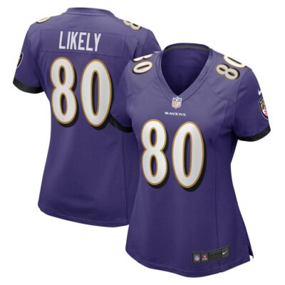 Isaiah Likely Baltimore Ravens Women Player Game Jersey - Purple