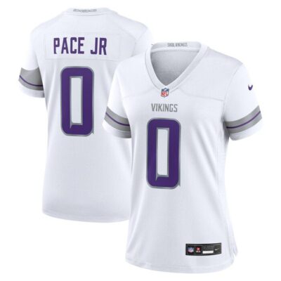 Ivan Pace Jr Minnesota Vikings Women Alternate Game Player Jersey - White