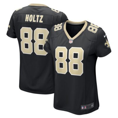 J.P. Holtz New Orleans Saints Women Game Player Jersey - Black