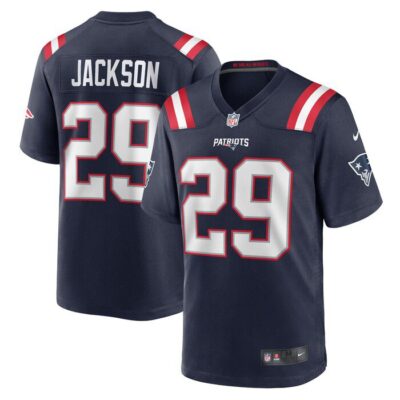 JC Jackson New England Patriots Game Jersey - Navy