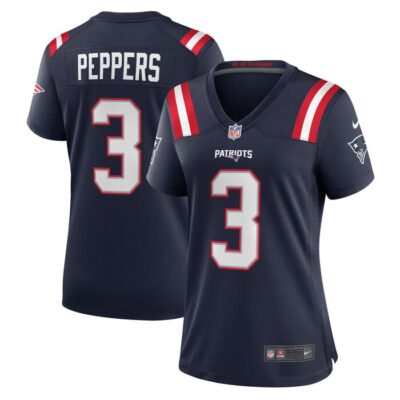 Jabrill Peppers New England Patriots Women Game Jersey - Navy