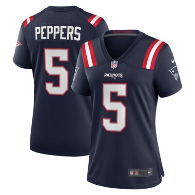 Jabrill Peppers New England Patriots Women Game Player Jersey - Navy