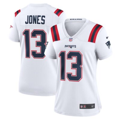 Jack Jones New England Patriots Women Game Player Jersey - White