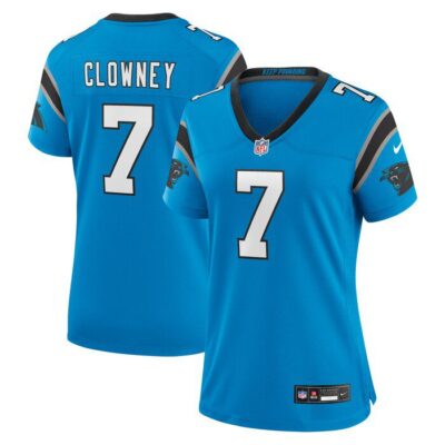 Jadeveon Clowney Carolina Panthers Women Alternate Game Jersey - Blue