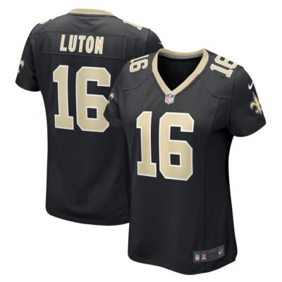 Jake Luton New Orleans Saints Women Game Player Jersey - Black