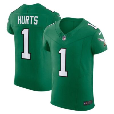 Jalen Hurts Philadelphia Eagles 2nd Alternate Vapor F.U.S.E. Elite Jersey - Kelly Green