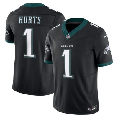 Jalen Hurts Philadelphia Eagles Alternate Vapor F.U.S.E. Limited Jersey - Black