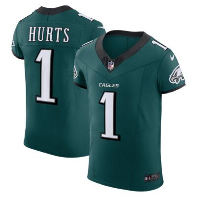 Jalen Hurts Philadelphia Eagles Vapor F.U.S.E. Elite Jersey - Midnight Green