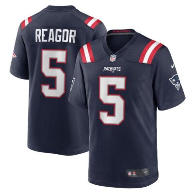 Jalen Reagor New England Patriots Team Game Jersey - Navy