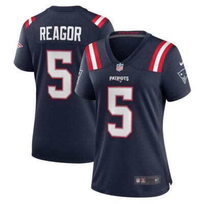 Jalen Reagor New England Patriots Women Team Game Jersey - Navy