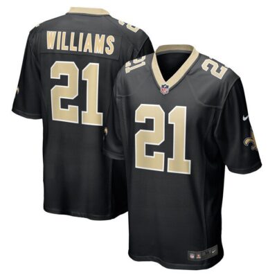 Jamaal Williams New Orleans Saints Game Player Jersey - Black