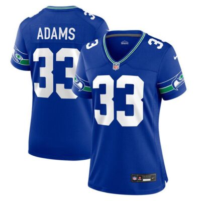 Jamal Adams Seattle Seahawks Women Throwback Player Game Jersey - Royal