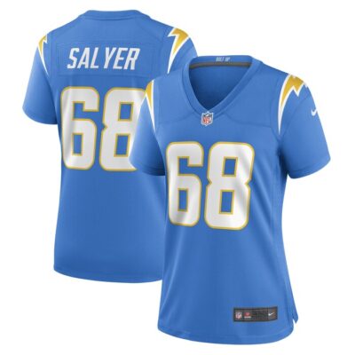 Jamaree Salyer Los Angeles Chargers Women Game Player Jersey - Powder Blue