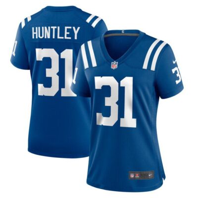 Jason Huntley Indianapolis Colts Women Team Game Jersey - Royal